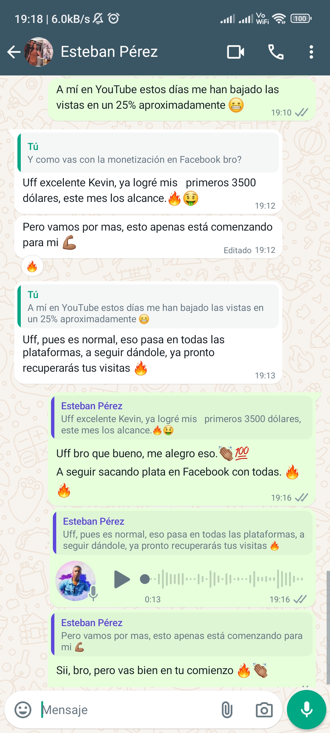 Testimonio CreatorClub X